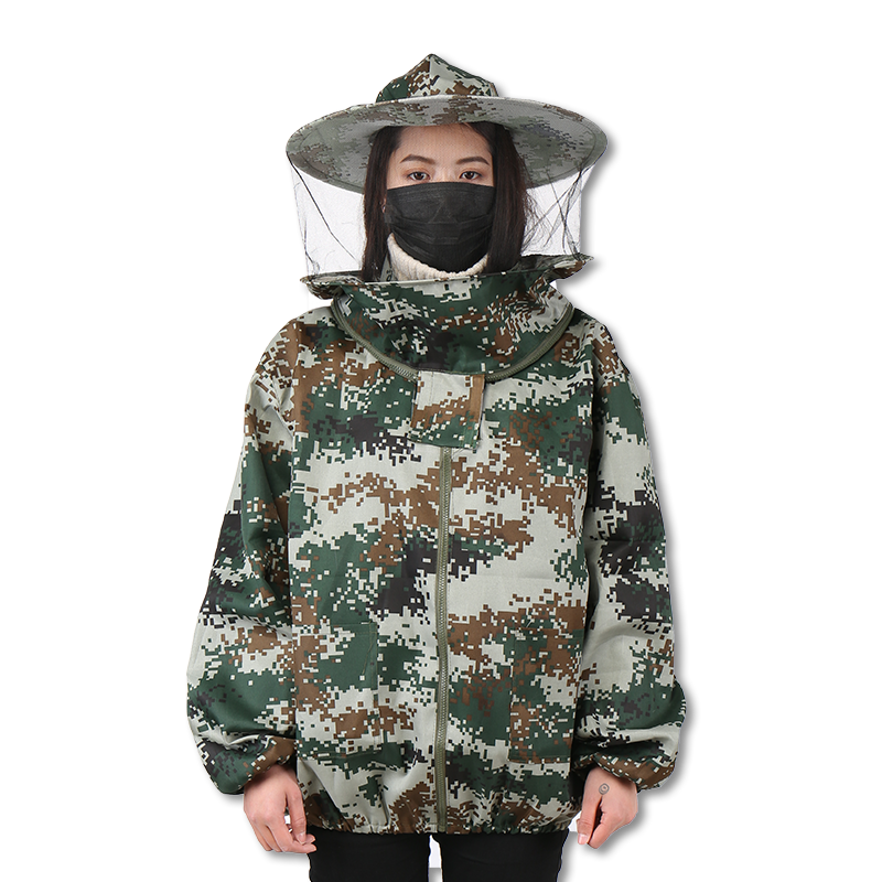防蜂服养蜜蜂专用全套加厚衣服透气型防护服养蜂工具防蜂帽防蜂衣