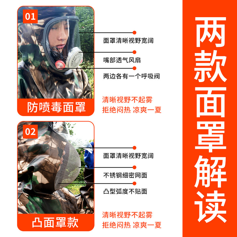马蜂服全套透气专用防蜂连体胡蜂衣加厚防蜂衣散热养蜂服可加风扇,淘宝优惠券,粉丝福利购,淘宝优惠卷