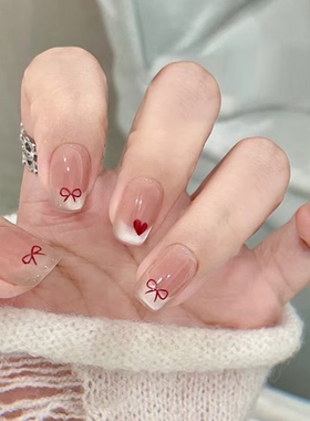 美甲穿戴甲2026新款学生短款甲片