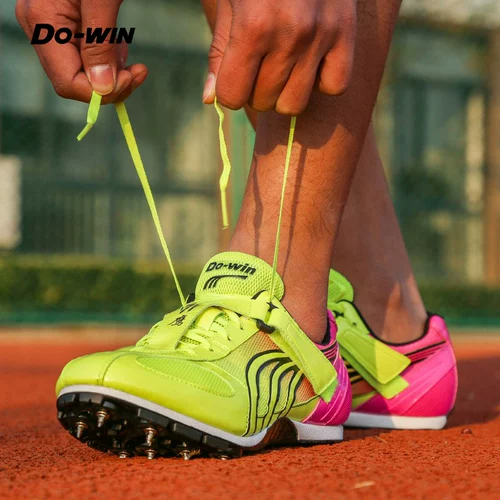 Dowei Sprint Nail Shoes Мужские и женские профессиональные тренировочные тренировки.
