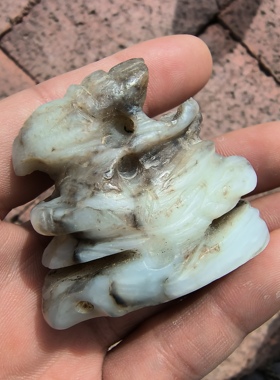 石器时代包老石器石核包老石器石核红山文化文化期玉器古玩古董高