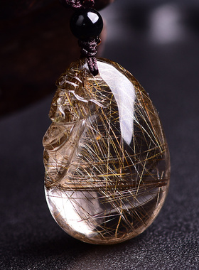 钱袋子男士水晶挂件旺财运吊坠