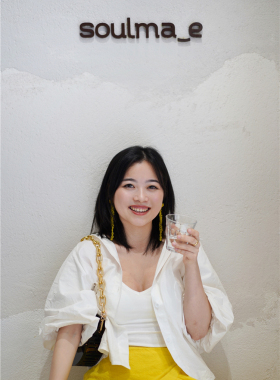 长条流苏水晶串珠透明耳坠
