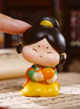 国风唐小糖摇头摆件树脂工艺品