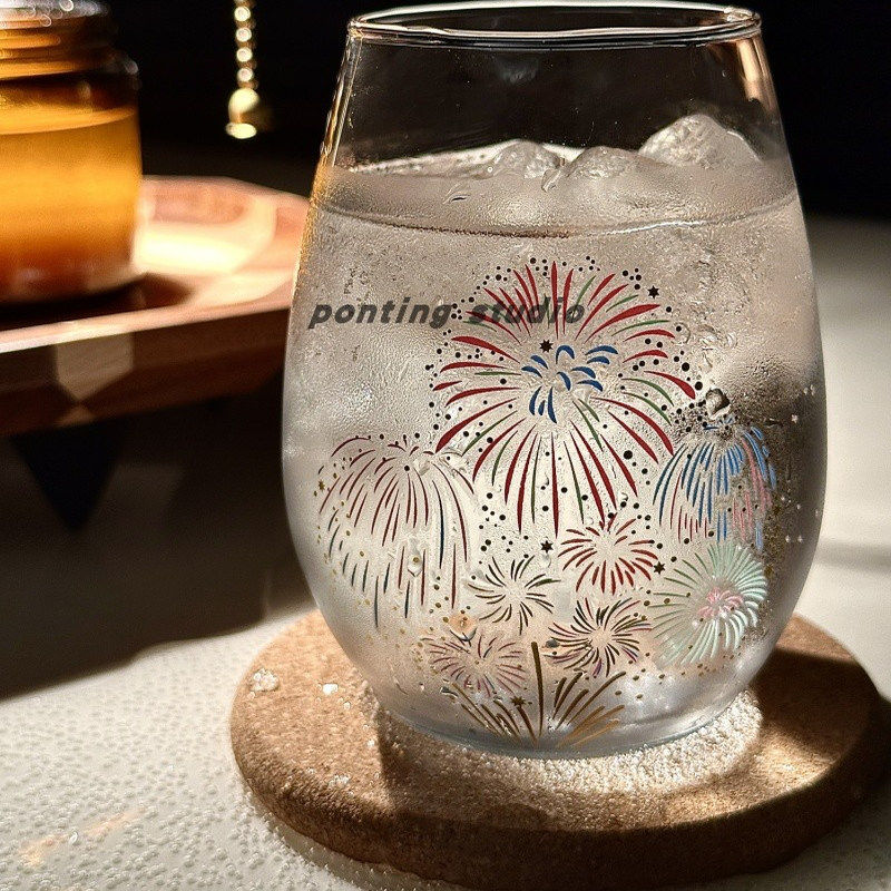 可写贺卡 日本清酒杯冷感花火杯变色温变烟花杯 生日女神节日礼物,淘宝优惠券,粉丝福利购,淘宝优惠卷