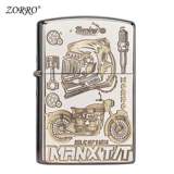 Официальный флагманский магазин Zorro Иномне, более легкий ветрозащитный мотоцикл керосина, белый никель, чтобы дать парню подарка на день рождения