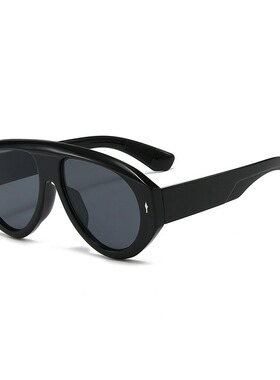 大框箭头飞行员太阳镜2026新款ins网红太阳眼镜时尚墨镜个性欧美