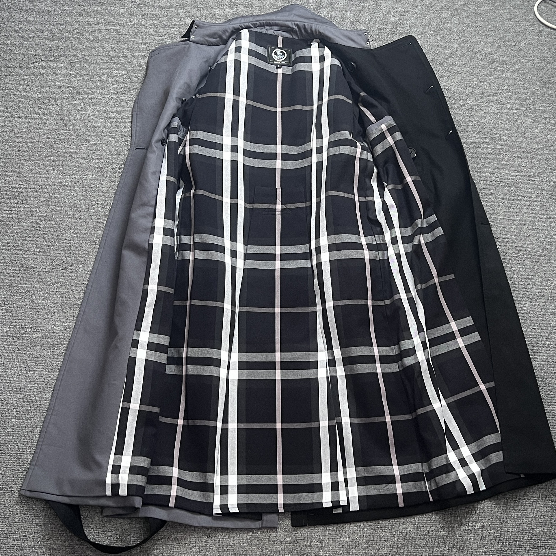 战壕风衣经典里衬或衬衣面料嘎巴甸大格子纯棉布料黄格黑格卡其格,淘宝优惠券,粉丝福利购,淘宝优惠卷