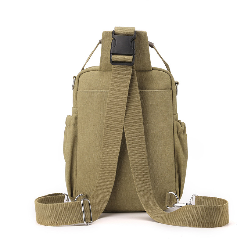 帆布包防水耐磨男士户外小背包多功能单肩斜挎包多用运动骑行胸包,淘宝优惠券,粉丝福利购,淘宝优惠卷