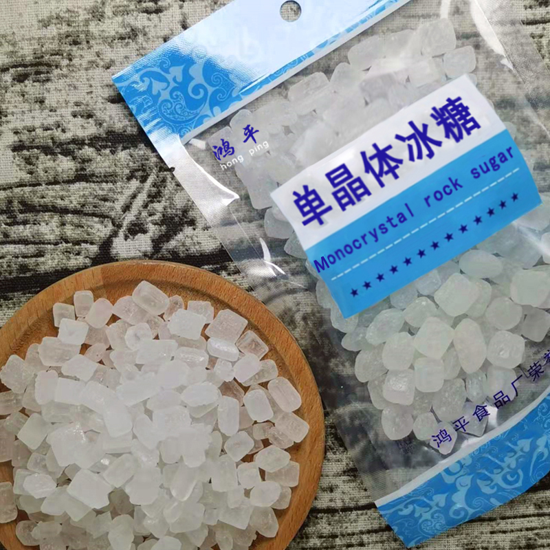 单晶体冰糖200克袋装冰糖小包装白冰糖调味品食糖食用糖 - 图1