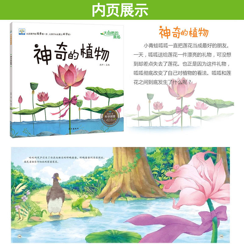 小果树科学探索绘本系列大自然的奥秘 全套5册奇妙的昆虫3-4-6岁幼儿故事书幼儿园儿童科普读物动物植物科学探索启蒙认知百科全书