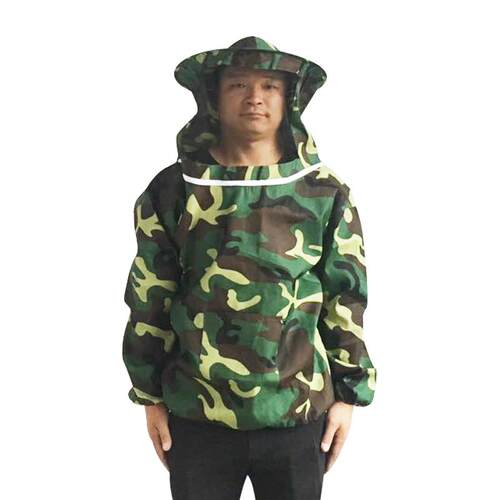 加厚迷彩防蜂服蜜蜂防护服防马蜂养蜂衣蜂帽蜂具养蜂工具包邮 - 图3