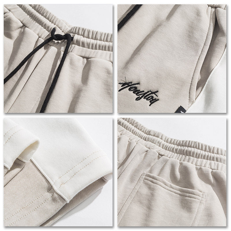 美式休闲运动毛圈针织卫裤宽松短裤 格图力休闲裤