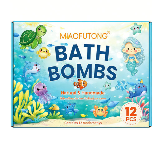 Ocean toy bath salt ball set, bathing 海洋玩具浴盐球套盒 - 图3
