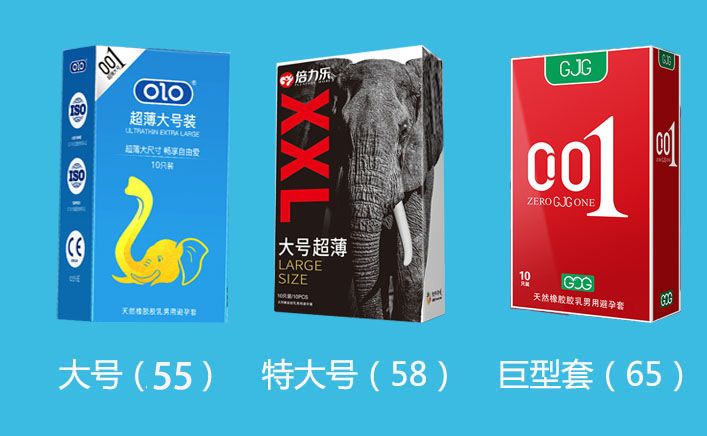 避孕套男士专用大号58mm超薄75正品安全超薄旗舰店55成人计生用品 - 图1