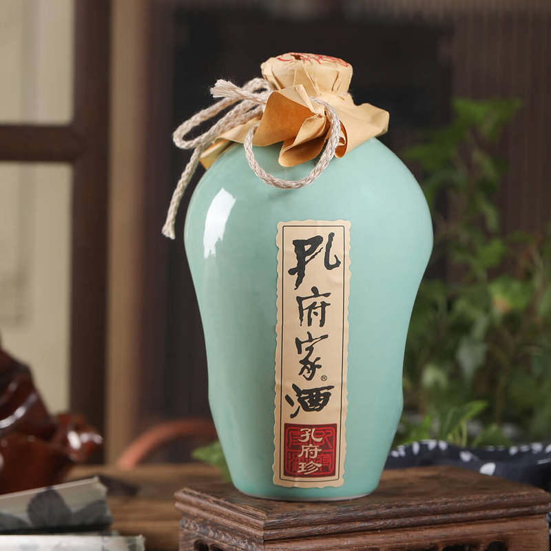 孔府家酒·孔府珍52度 500ml*6瓶整箱装陶瓶高度浓香型白酒 - 图1