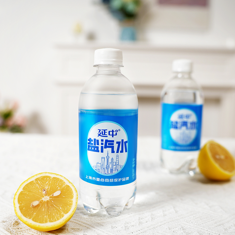 【延中】盐汽水380ML*12瓶/箱 夏日碳酸汽水饮料