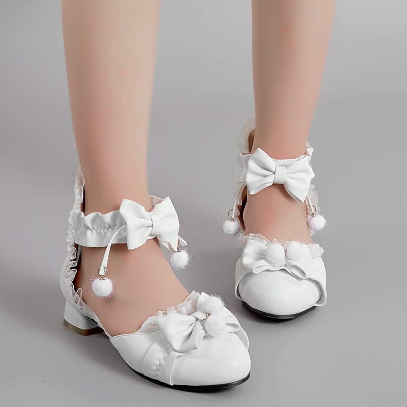 夏季儿童高跟凉鞋女学生包头搭扣蝴蝶结公主新款中大童表演女童鞋,淘宝优惠券,粉丝福利购,淘宝优惠卷