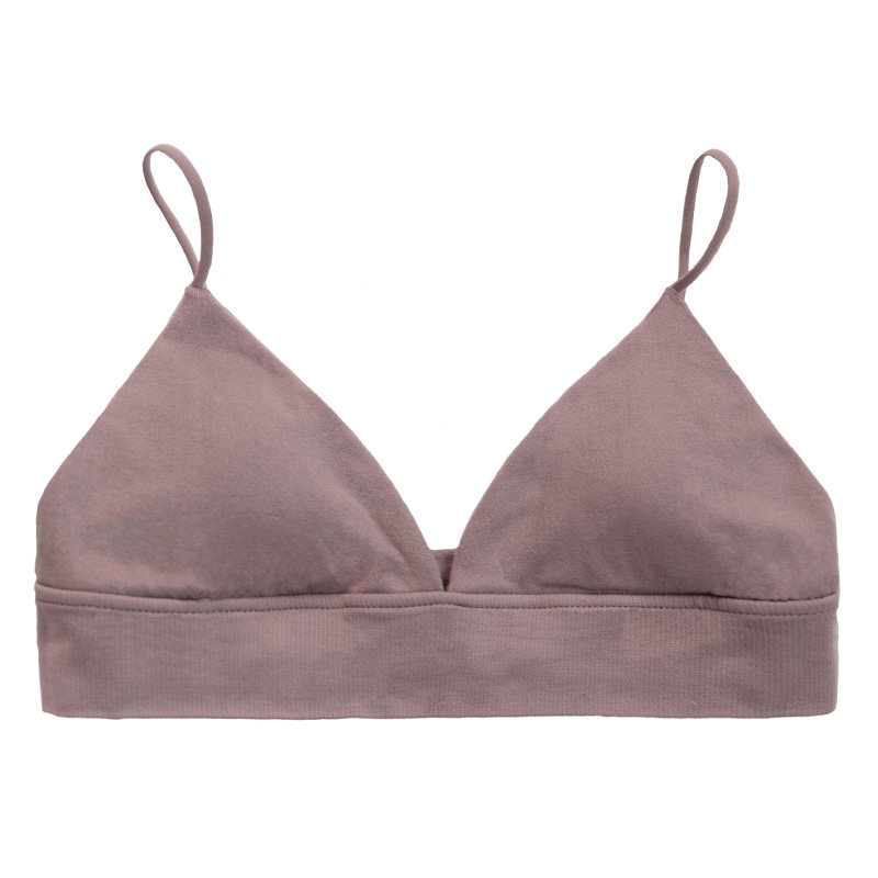 靴下物新款法式三角杯细夏季肩带 靴下物文胸