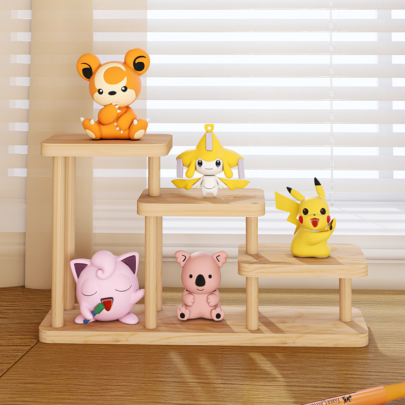 实木多肉花架桌面置物架办公多层收纳美工区化妆品摆件整理展示架,淘宝优惠券,粉丝福利购,淘宝优惠卷