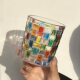 Blingbling ins ຈອກ medieval ແສງ rainbow ສະທ້ອນແສງ