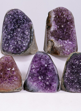 100%天然乌拉圭紫晶簇 紫晶洞 风水镇宅 塔罗桌面摆件 增强场域