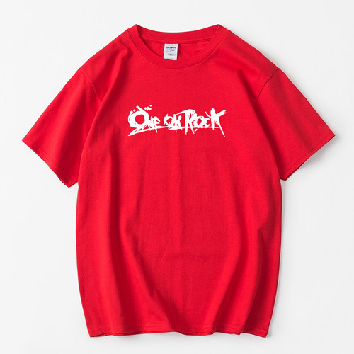 one ok rock oor摇滚T恤短袖简约圆领大码宽松夏季男女情侣装棉上 - 图3