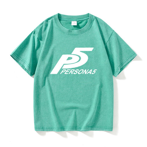女神异闻录5 PS4游戏动漫二次元T恤短袖小清新衣服女男圆领大码宽 - 图1