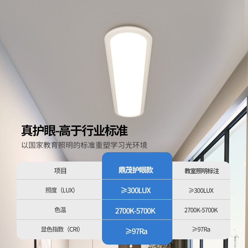 阳台过道走廊长条led吸顶灯现代简约玄关入户衣帽间办公室灯具 - 图0