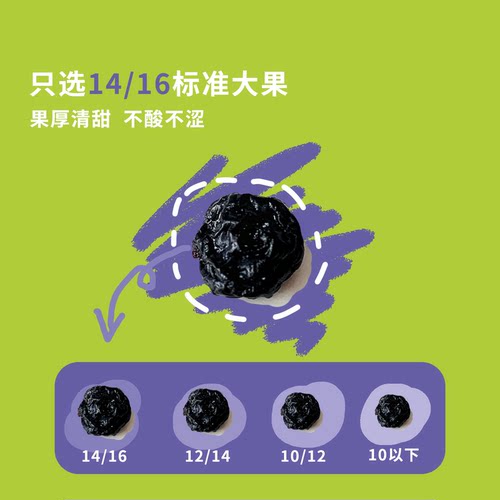 怡颗果无添加蓝莓干16g*3袋小包装随享装孕妇儿童零食蓝莓果干 - 图0
