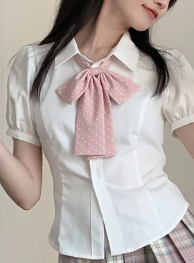 JK日系学院风纯色领结毕业领花