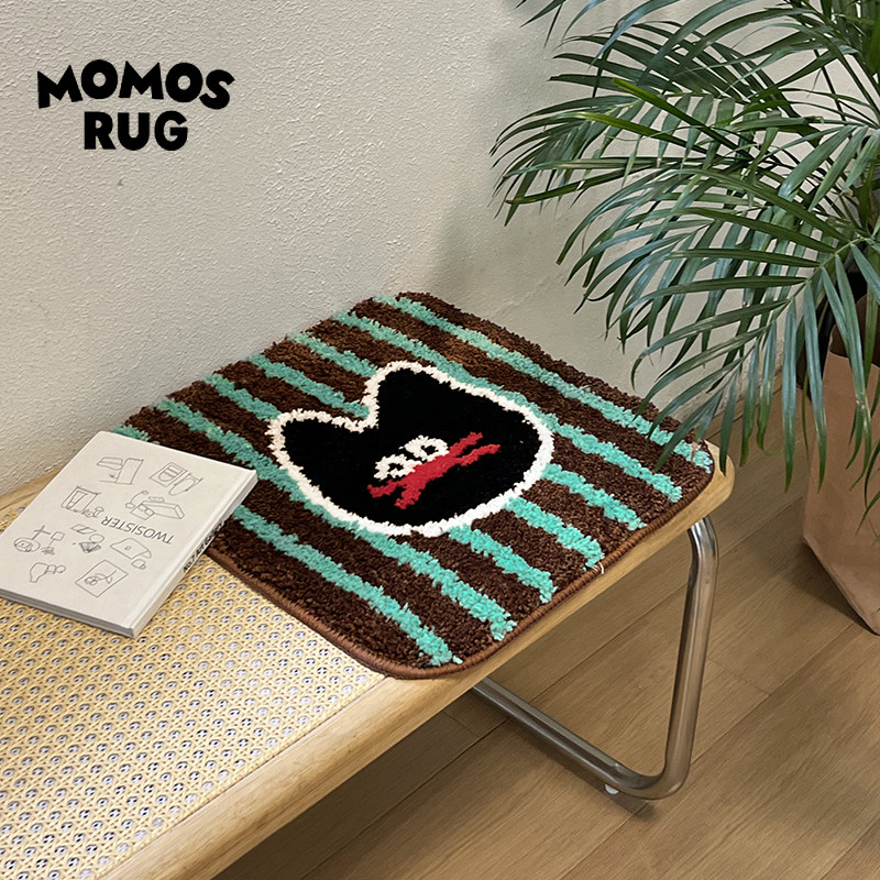 momosrug复古小象植绒椅垫沙发垫加厚卡通百搭办公室冬季加绒坐垫,淘宝优惠券,粉丝福利购,淘宝优惠卷