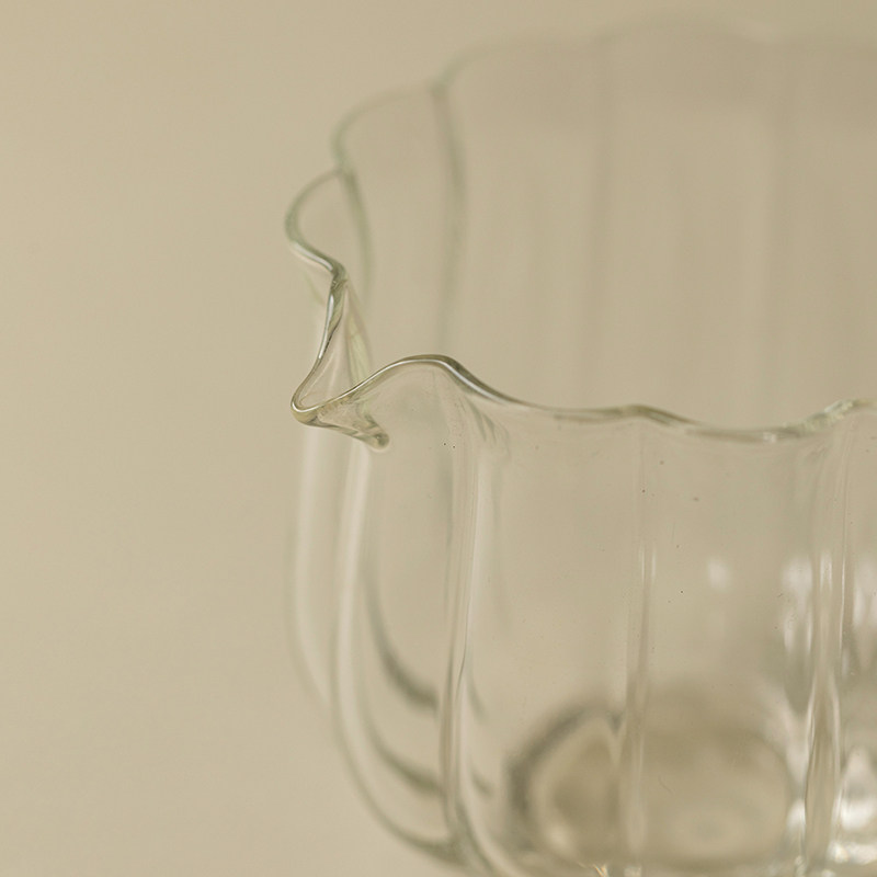 日式花语小公杯透明泡茶水杯个人专用男士办公室玻璃泡茶单杯,淘宝优惠券,粉丝福利购,淘宝优惠卷