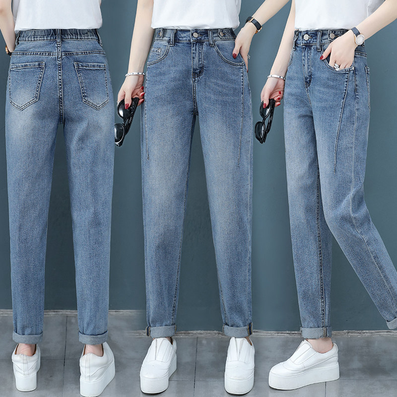 以纯官方旗舰店高腰女直筒牛仔裤 尚吻蔓牛仔裤