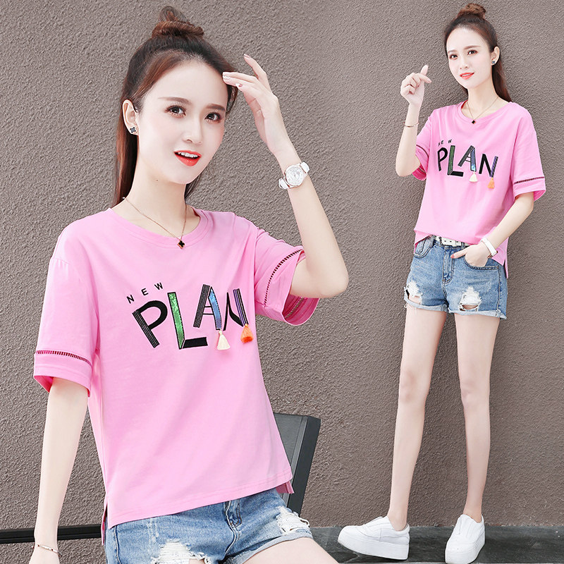薄款短袖体恤2020新款女装以纯t恤 尚吻蔓T恤