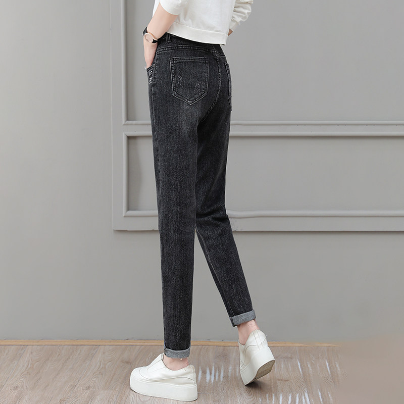 以纯官方旗舰店牛仔女2020小脚裤 尚吻蔓牛仔裤