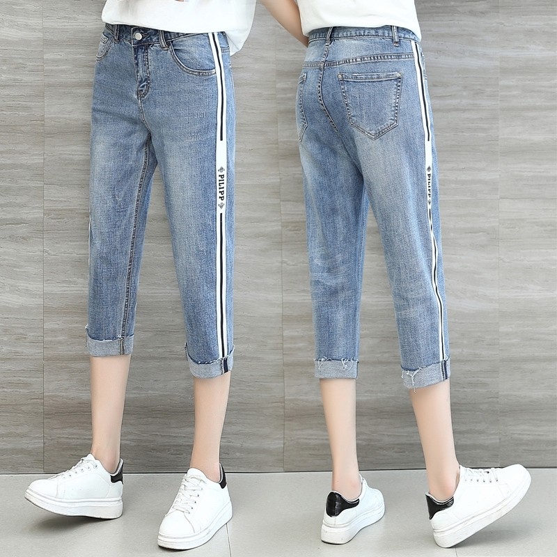 a21p官方旗舰店官网松直筒百搭裤子 尚吻蔓牛仔裤