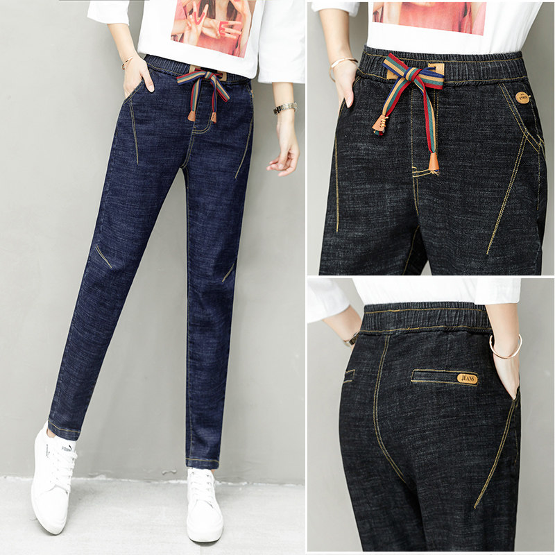 以纯官方旗舰店2020流行牛仔小脚裤 尚吻蔓牛仔裤