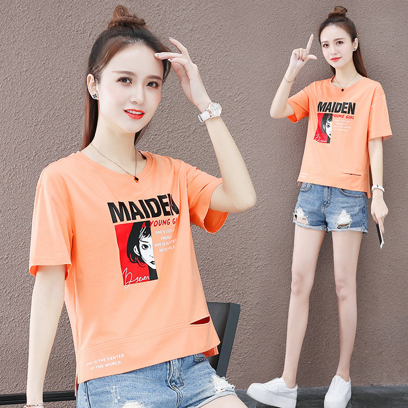 以纯夏款2020年新款宽松学生t恤 尚吻蔓T恤
