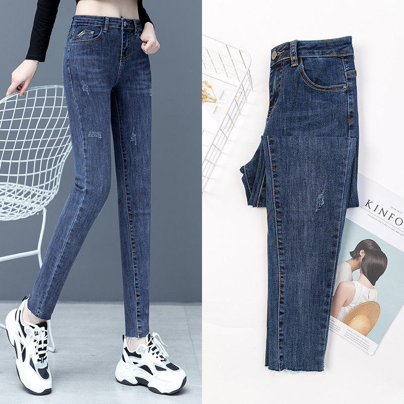 小脚牛仔春秋新款2020以纯铅笔裤 尚吻蔓牛仔裤