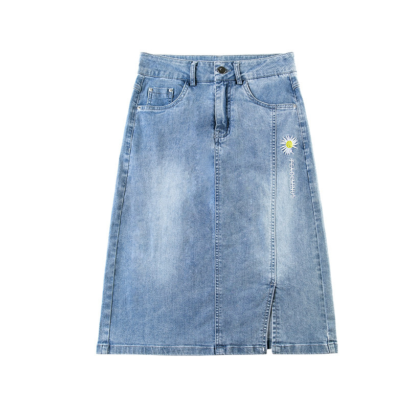 a字裙中长款2020年夏装新款半身裙 尚吻蔓半身裙