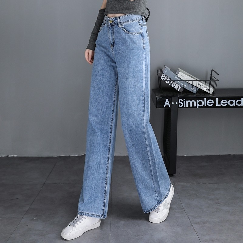 以纯官方网店铺a21旗舰店女阔腿裤 尚吻蔓牛仔裤