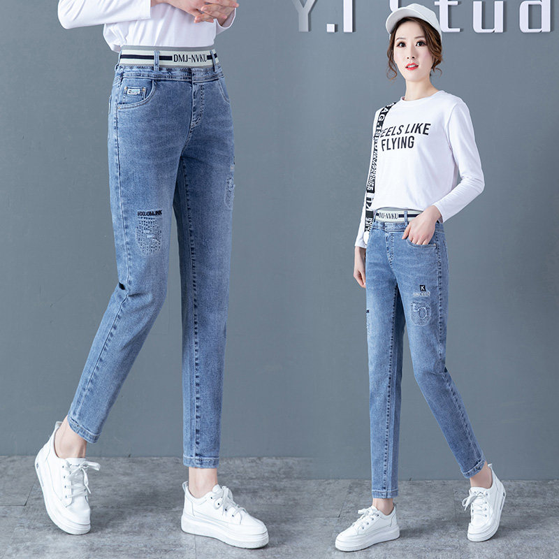 以纯官方网店铺a21旗舰店女牛仔裤 尚吻蔓牛仔裤