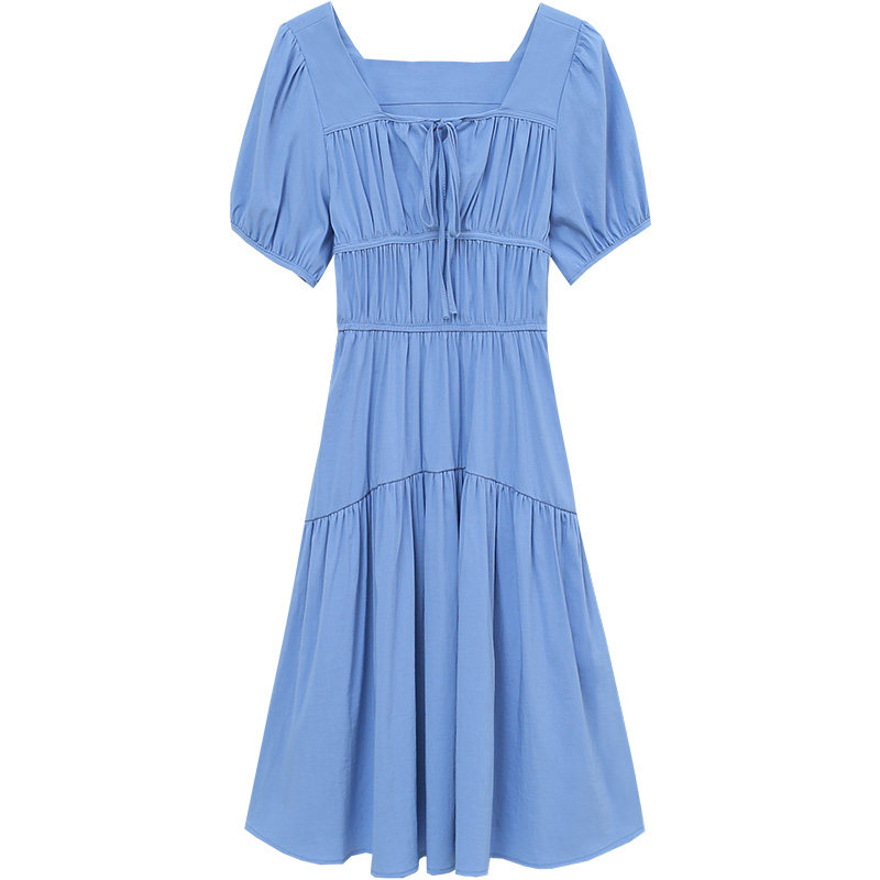 爱依服旗舰店遮肚子显瘦连衣裙新款 尚吻蔓连衣裙