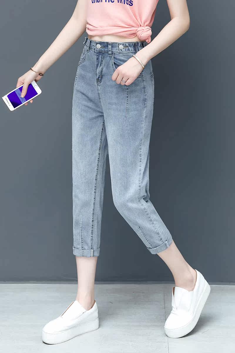 高腰休闲2020年新款以纯修身牛仔裤 尚吻蔓牛仔裤