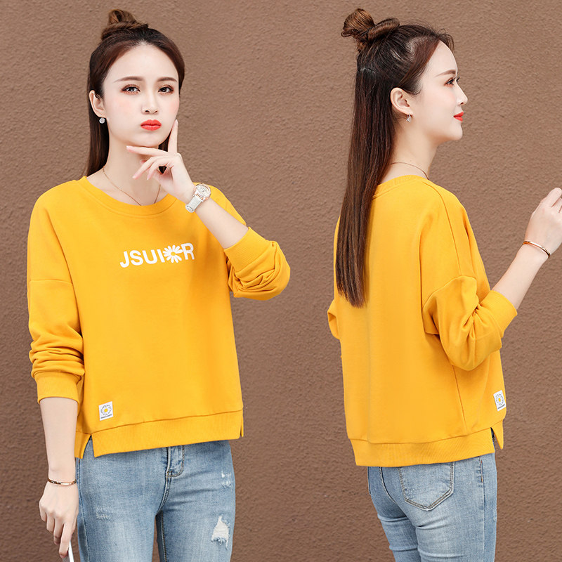 高端女2020初秋新款短款薄以纯卫衣 尚吻蔓卫衣/绒衫