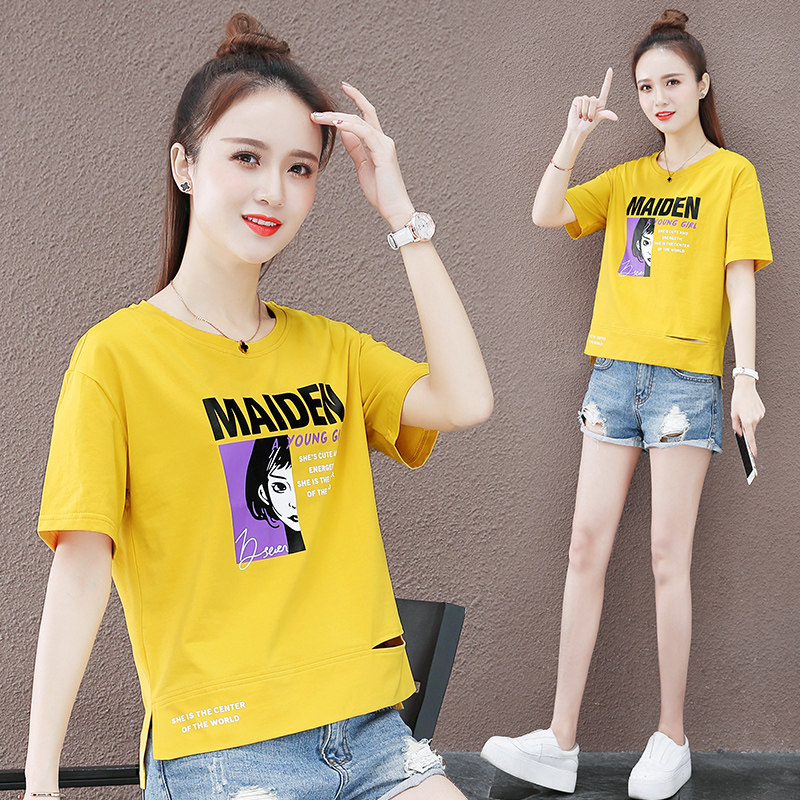 以纯夏款2020年新款宽松学生t恤 尚吻蔓T恤