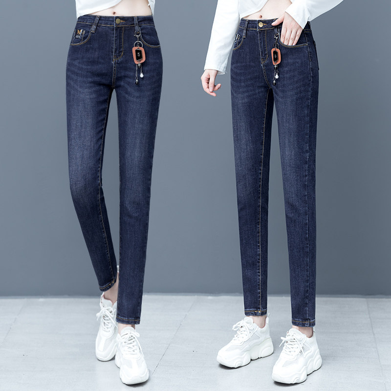 以纯官方旗舰店高腰2020春秋牛仔裤 尚吻蔓牛仔裤