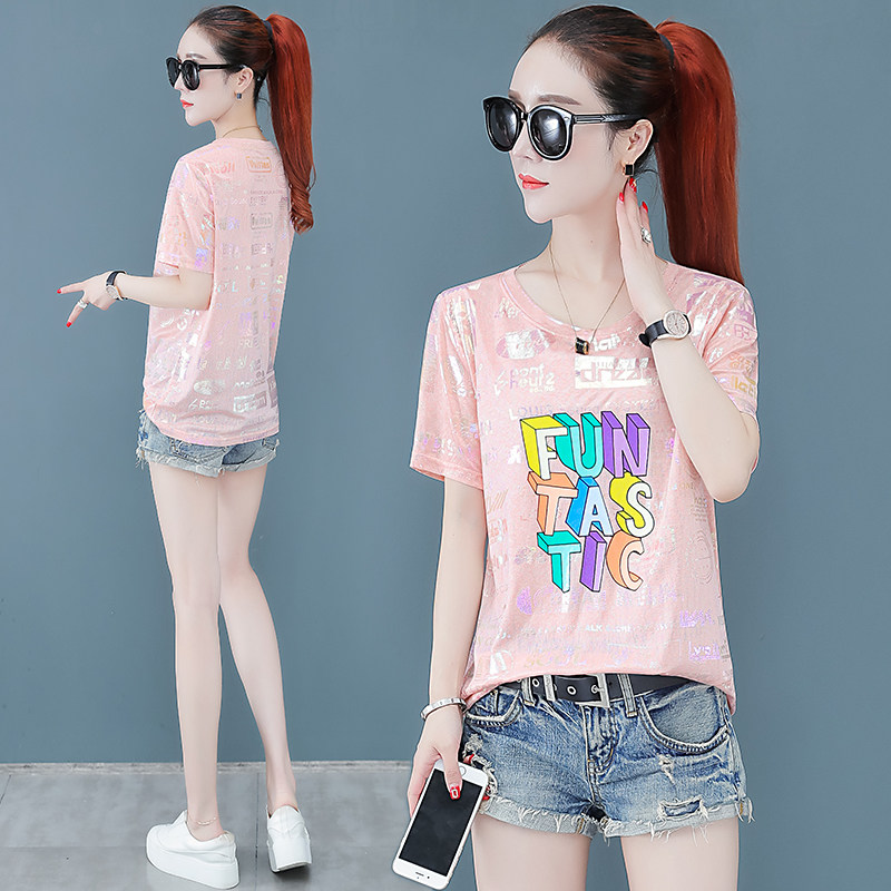 短款夏宽松短袖韩版2020年女体恤衫 尚吻蔓T恤