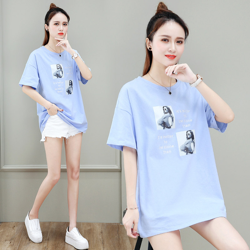 以纯薄款短袖体恤2020新款学生t恤 尚吻蔓T恤